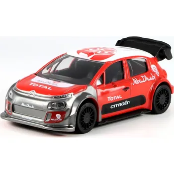 autíčko Citroën C3 WRC bílá/červená 1:43 - NOREV Citroen C3 - kovový model