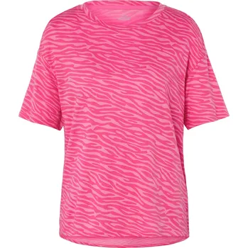 724603 - Tchibo - Sportovní tričko - pro ženy - vel. L 44/46 - barva: růžová/s potiskem