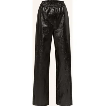 Dámská móda Weekend Max Mara Dámské Kalhoty Plutone V Koženém Vzhledu,...