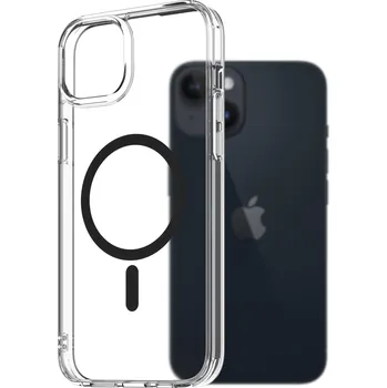 Pouzdro na mobilní telefon AlzaGuard Crystal Clear TPU Case Compatible with Magsafe pro iPhone 14 Plus - černý