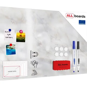 Obraz Kovový obraz mramor 90 x 60 ALLboards METAL MB96_00100