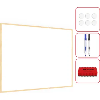 Magnetická tabule 180 x 120 ALLboards NATURAL TM1812D