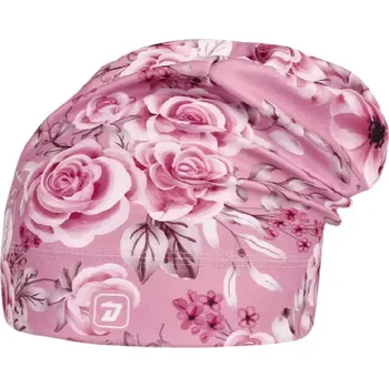 Čepice Flísová čepice Dráče Yetti - vzor 39 - starorůžová - růže