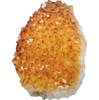 Sběratelství Citrínová drůza AA 1,58 kg – přírodní krystal „jako ježek“ z Brazílie