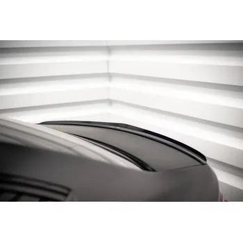 Tuning Maxton Design prodloužení spoileru pro Mercedes třída C W204/AMG-Line, černý lesklý plast ABS, sedan/coupe