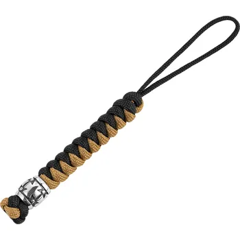 Šňůrka na nůž M-Tac Lanyard Viper Cossack Cross V2 Steel - černá-béžová