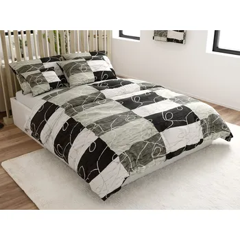 Povlečení Krepové povlečení KASPARO BLEND šedé hotelová kapsa Rozměr povlečení: 70 x 90 cm | 140 x 200 cm