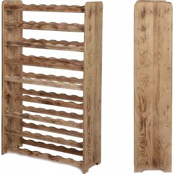 Stojan na víno Dubový stojan na víno RW-22-63 regál na 63 lahví