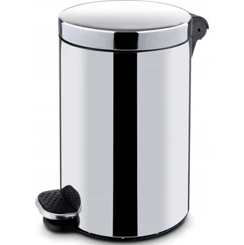 Odpadkový koš Odpadkový koš ocelový s vnitřní nádobou, nášlapný, 30 l - Hendi 691342