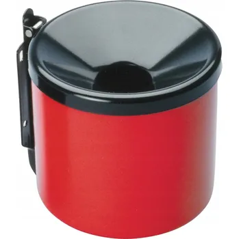 Popelník Kovová láhev Meva 1l červená