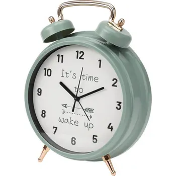 Budík Home Styling Collection Dětský budík v klasickém stylu, zelená