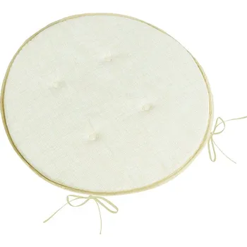 Podsedák Bellatex Sedák LADA kulatý hladký Smetanová