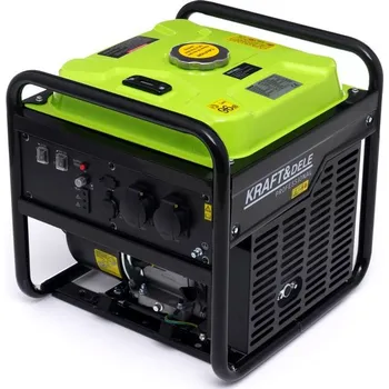 Elektrocentrála Kraft & Dele Invertorová benzínová elektrocentrála 230 V 4,0 kW (max. 4,3 kW) – čistá sinusovka, USB, DC 12 V Invertorová elektrocentrála 4,0 kW / 4,3 kW, 230 V, čistá sinusovka, USB, DC 12 V
