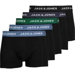 Jack and Jones 5PACK pánské boxerky černé (12254366) M