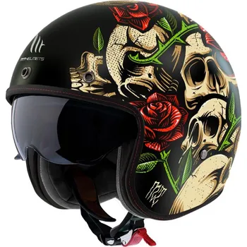 Helma na motorku MT Helmets Le Mans 2 SV Breakout B2 lesklá + DÁREK + Doprava ZDARMA