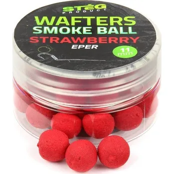 Nástraha Boilies Stég Wafters Smoke Ball 11mm 15gr Strawberry