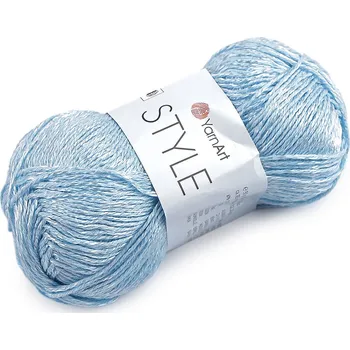 Příze Bavlněná pletací příze Style s viskozovým vláknem 50 g