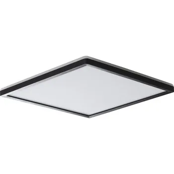 Svítidlo Kanlux AZPO stropní LED svítidlo, 225x225mm, 12,3W, 3000/4000/6000K, IP54, černá mat
