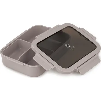 Nádobí Berlingerhaus Přenosný box na svačinu dělený 1,3 l Taupe Collection BH-8904