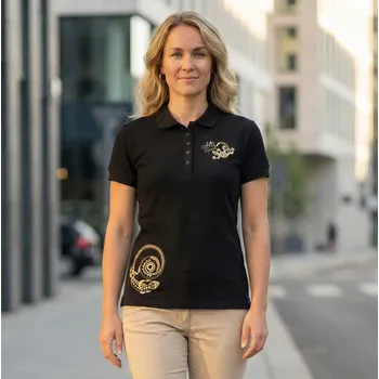 Dámské tričko Dámské triko ALTISPORT ALW026210 ČERNOZLATÁ XS