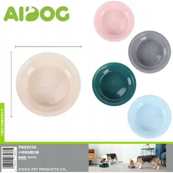 Miska pro psa Malá, Lesklá, Široká Miska pro Zvířata - 5 Barev