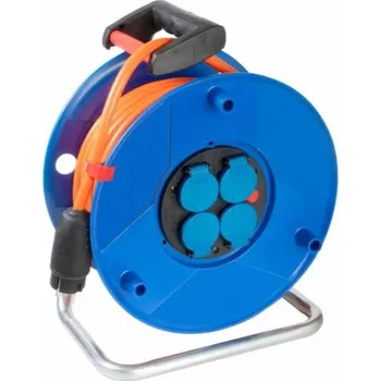 Prodlužovací kabel Brennenstuhl Prodlužovací kabel 25m na bubnu,IP 44, oranžový stavební kabel Bremaxx 3G 2,5mm