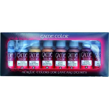 Modelářská barva Vallejo Game Color Set 72303 Metallic Colors (8)