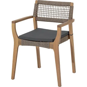 Jídelní židle 688225 - Tchibo - Stohovatelná jídelní židle včetně sedáku - barva: béžová