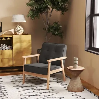 Jídelní židle Čalouněná židle s područkami a opěradlem | šedá