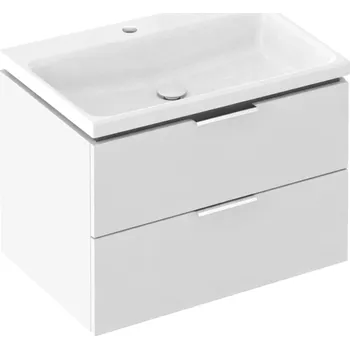 Koupelnový nábytek RAVAK Nábytkový set Ravak SD Comfort II, skříňka 60 pod umyvadlo bílá, madla chrom, umyvadlo Comfort 60 nábytkové bílé X000001818;XJX01260001