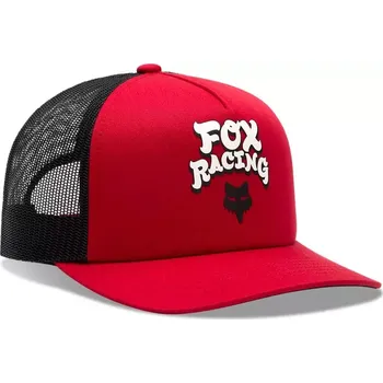 Kšiltovka Fox Racewear Mesh Trucker flame red