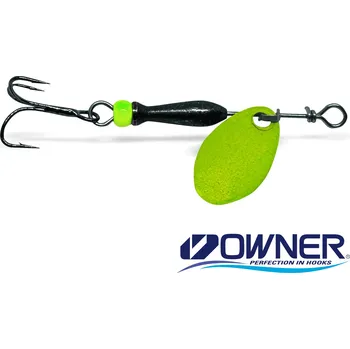 Umělá nástraha Rotačka Jigovky.cz Classic 000 Fluo Yellow (Black/Chartreuse body)