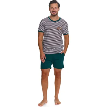 Pánské pyžamo Pánské pyžamo DOCTOR NAP PMB.7404 CHOCO GREEN XXL 0