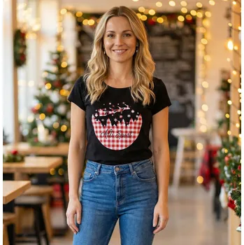 Dámské tričko Dámské tričko ALTISPORT VANOCE01W122 ČERNÁ XS