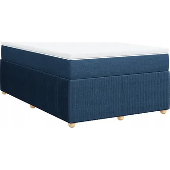 Postel Čalouněná jednolůžková postel VidaXL 120x190 modré odstíny