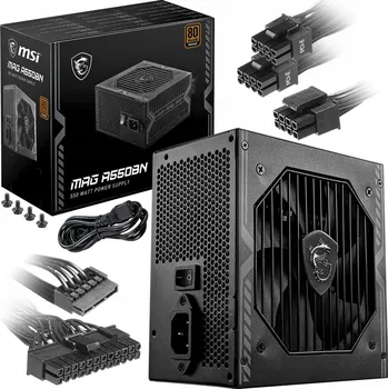 Počítačový zdroj Počítačový zdroj MSI MAG A550BN 550W 80+ Bronze
