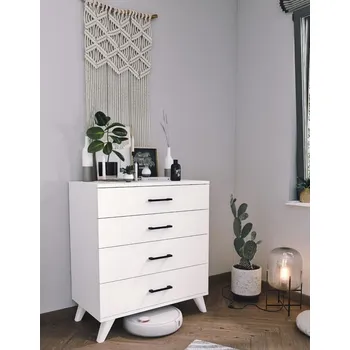 Komoda Komoda na nožkách 4S DINAMMO barva bílá