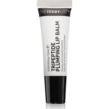 Péče o rty The Inkey List Tripeptide Plumping Lip Balm balzám na rty se zvětšujícím efektem odstín Clear 10 ml
