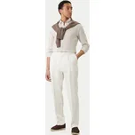 BOSS Kalhoty z materiálu H-Perino 50563231 Bílá Relaxed Fit 52