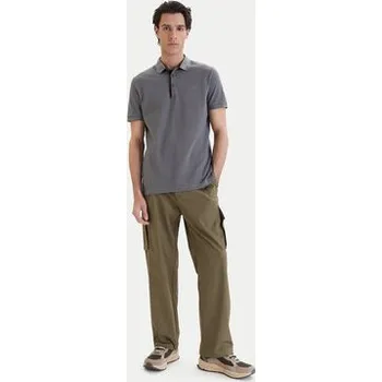 Pánské tričko The North Face Polokošile PREMIUM SLIM Šedá Slim Fit XL