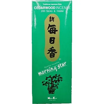 Čajovna Vonné tyčinky Nippon Kodo Morning star cedar wood 200 tyčinek 200 tyčinek