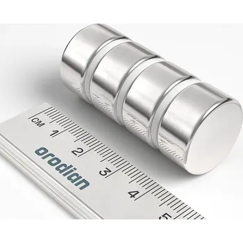 Dekorativní magnet Neodymový magnet válec 20×10 mm, 150 °C - N38SH