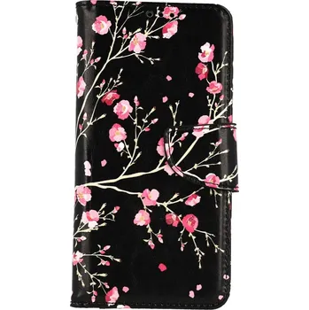 Pouzdro na mobilní telefon Pouzdro Xiaomi Redmi Note 7 knížkové Noční květy (kryt neboli obal na Xiaomi Redmi Note 7)