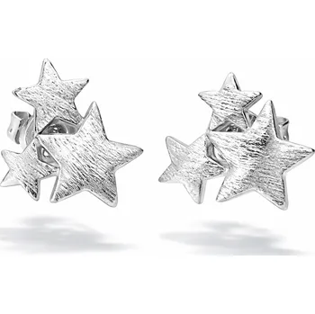 Náušnice Stříbrné náušnice hvězdy Graceful