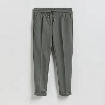 Reserved - MEN`S TROUSERS - ocelově zelená - 6702L-96X - 6702L-96X-M