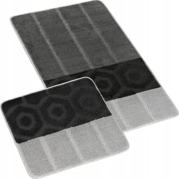 Koupelnová předložka Koupelnové předložky SADA BANY 60x100 + 60x50 cm bez výkroje pruhy