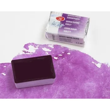 White Nights Quinacridone Violet 621 granulující 2,5 ml | akvarelová barva, pánvička 2,5 ml, P.V.15, granulace, slabě lazurní, nejvyšší světlostálost