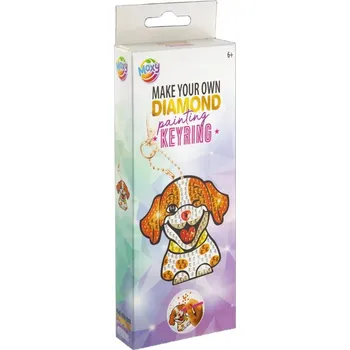 kreativní sada Vytvoř si vlastní PŘÍVĚSEK PEJSEK Udělej si sám (DIY) velká kreativní sada diamond painting