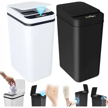 Odpadkový koš ŚMIETNIK AUTOMATYCZNY KOSZ 12L BEZDOTYKOVÝ CHYTRÝ VODĚODOLNÝ IPX5