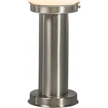 Bezpečnostní kamera Kvadratický osvětlovací sloupek QAZQA E27 50 cm šedý